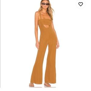 House of Harlow x Revolve Morin Jumpsuit tan